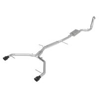 aFe 17-19 Audi A4 (B9) MACH Force-Xp 3in to 2.5in 304 SS Cat-Back Exhaust System-Dual SS Tips