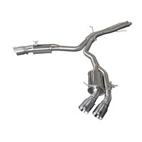 aFe 18-20 Audi RS5 Coupe MACH Force-Xp 3in to 2.5in 304 SS Axle-Back Exhaust System-Quad Polish Tips