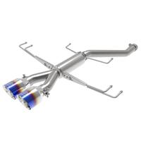 aFe Takeda 2.5in 304SS Axle-Back Exhaust System 17-19 Honda Civic Type R L4-2.0L (t) - BL Flame Tip