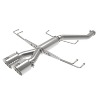 aFe Takeda 2.5in 304SS Axle-Back Exhaust System 17-19 Honda Civic Type R L4-2.0L (t) - Polished Tip