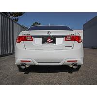 aFe 09-14 Acura TSX L4 2.4L Takeda 2-1/2in to 2-1/4in 304 SS Cat-Back Exhaust System w/BlueFlame Tip