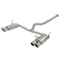 aFe Takeda 3in SS Exhaust Cat-Back 15-16 Subaru WRX/STI 2.0L/2.5L Polished Tips