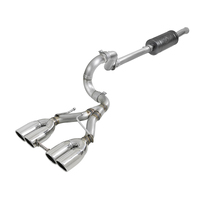 aFe Rebel Series 2.5in 304 SS Cat-Back Exhaust w/ Polished Tip 18-20 Jeep Wrangler (JL)