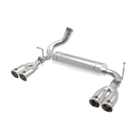 aFe Vulcan Series 2.5in 304 SS Axle-Back Exhaust Polished 07-18 Jeep Wrangler (JK) V6-3.6/3.8L