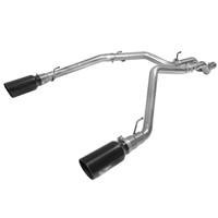 aFe MACHForce XP DPF-Back Exhaust 3in SS w/ 6in Black Tips 2014 Dodge Ram 1500 V6 3.0L EcoDiesel