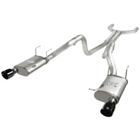 aFe MACHForce XP Cat-Back Exhaust 3in SS w/ Black Tips 11-14 Ford Mustang GT V8 5.0L