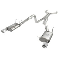 aFe MACHForce XP Cat-Back Exhaust 3in SS w/ Polished Tips 11-14 Ford Mustang GT V8 5.0L