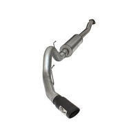 aFe MACHForce XP SS Exhaust 4in Cat-Back w/ Black Tip 2015 Ford F-150 EcoBoost V6 2.7/3.5Ltt