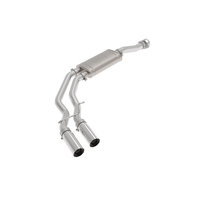 aFe Rebel 3in 409 SS Cat-Back Exhaust 2021 Ford F-150 V6 2.7L/3.5L (tt)/V8 5.0L w/ Polished Tips