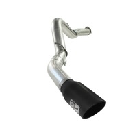 aFe MACHForce XP Exhaust 5in DPF-Black, GM Diesel Trucks 07.5-10 V8-6.6L 9(td) LMM