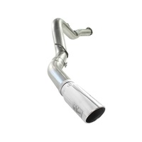 aFe MACHForce XP Exhaust 5in DPF-Polished, GM Diesel Trucks 07.5-10 V8-6.6L 9(td) LMM