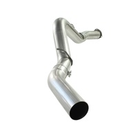 aFe MACHForce XP Exhaust 5in DPF-Stainless, GM Diesel Trucks 07.5-10 V8-6.6L 9(td) LMM