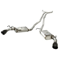 aFe MACHForce XP Exhaust 2.5in Stainless Steel CB/10-13 Chevy Camaro V6-3.6L (td) (gloss blk tip)