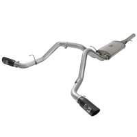 aFe MACH Force-Xp 3in CB SS Dual Exhaust w/Black Tips 09-16 GM Silverado/Sierra 4.3L/4.8L/5.3L