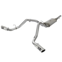 aFe MACH Force-Xp 3in CB SS Dual Exhaust w/Polished Tips 09-16 GM Silverado/Sierra 4.3L/4.8L/5.3L