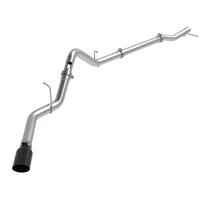 aFe 23-23 GM Trucks L6-3.0L (td) LZ0 Large Bore-HD 3 IN 409 SS Back Exhaust System w/Black Tip