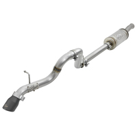 aFe MACH Force-Xp Axle-Back Hi-Tuck Exhaust System w/Black Tip 18-19 Jeep Wrangler (JL) V6 3.6L