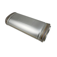 aFe MACH Force-Xp 409 SS Muffler 3in Dual Inlet/Dual Outlet 5in H x 8in W x 18in L - Oval Body