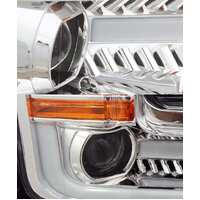 AlphaRex 15-17 Ford F-150 PRO-Series Projector Headlights Plank Style Chrm w/Activ Light/Seq Signal