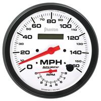 Autometer 160mph & 8K RPM Electric Program Phantom 5in. Tach/Speedo Gauge