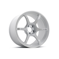 Advan RG-4 18x9 +35 5-114.3 Racing White Metallic & Ring Wheel