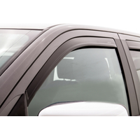 AVS 09-18 Dodge RAM 1500 Quad Cab Ventvisor In-Channel Window Deflectors 4pc - Matte Black