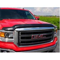 AVS 15-18 GMC Canyon High Profile Bugflector II Hood Shield - Smoke