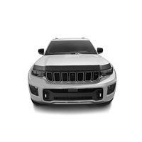 AVS 21-23 Jeep Grand Cherokee L Aeroskin Low Profile Hood Shield - Smoke