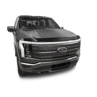 AVS 23-24 Ford F150 Lightning Aeroskin Low Profile Hood Shield - Smoke