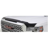 AVS 20-22 GMC Sierra 2500/3500 HD Aeroskin Low Profile Hood Shield - Matte Black