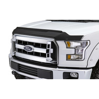 AVS 09-14 Ford F-150 Aeroskin II Textured Low Profile Hood Shield - Black