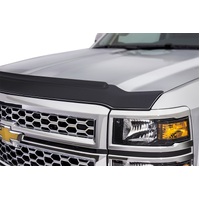 AVS 09-18 Dodge RAM 1500 (Excl. Sport Models) Aeroskin II Textured Low Profile Hood Shield - Black