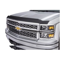 AVS 07-14 Chevy Tahoe Aeroskin II Textured Low Profile Hood Shield - Black