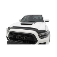 AVS 16-18 Toyota Tacoma Aeroskin II Textured Low Profile Hood Shield - Black