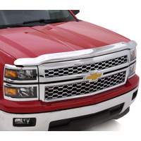 AVS 07-14 Chevy Tahoe (Excl. Hybrid Models) Aeroskin Low Profile Hood Shield - Chrome