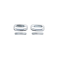 AVS 07-13 Chevy Silverado 1500 Door Handle Covers (2 Door) 4pc Set - Chrome