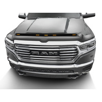 AVS 19-22 RAM 1500 (Excl. Sport Hood) Aeroskin Lightshield Color Match Hood Protector -Billit Silver