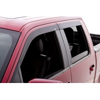 AVS 09-14 Ford F-150 Supercrew Ventvisor Low Profile Window Deflectors 4pc - Matte Black