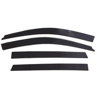 AVS 17-18 Ford F-150/F-250/F-350 SuperCab Ventvisor Low Profile Window Deflectors 4pc - Matte Black