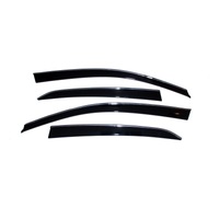 AVS 20-22 Hyundai Palisade Ventvisor Low Profile Window Deflectors 4pc - Smoke w/Chrome Trim