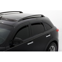 AVS 09-14 Nissan Murano Ventvisor Low Profile Deflectors 6pc - Smoke