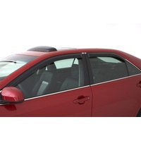 AVS 07-12 Nissan Versa Hatch Ventvisor Outside Mount Window Deflectors 4pc - Smoke