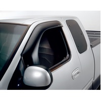 AVS 07-18 Toyota Tundra Crewmax Aerovisor Front Outside Mount Window Deflector 2pc - Smoke