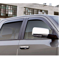 AVS 09-18 Dodge RAM 1500 Crew Cab Ventvisor Low Profile In-Channel Deflectors 4pc - Smoke