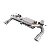 AWE Tuning BMW F3X 335i/435i Touring Edition Axle-Back Exhaust - Chrome Silver Tips (90mm)