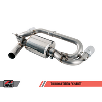 AWE Tuning BMW F22 M235i / M240i Touring Edition Axle-Back Exhaust - Chrome Silver Tips (102mm)