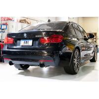 AWE Tuning BMW F3X 335i/435i Touring Edition Axle-Back Exhaust - Diamond Black Tips (102mm)