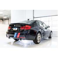 AWE Tuning BMW F3X 340i Touring Edition Axle-Back Exhaust - Diamond Black Tips (102mm)