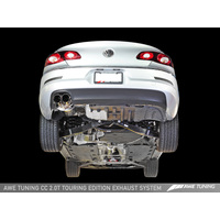 AWE Tuning VW CC 2.0T Touring Edition Performance Exhaust - Chrome Silver Tips