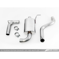 AWE Tuning VW CC 2.0T Touring Edition Performance Exhaust - Diamond Black Tips